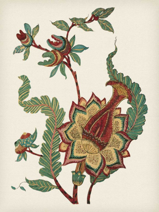 Picture of SMALL JACOBEAN FLORAL I