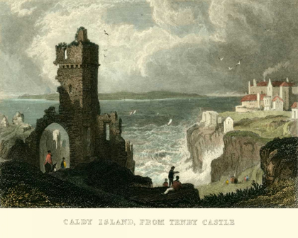 Picture of CALDY ISLAND, FROM TENBY CASTLE