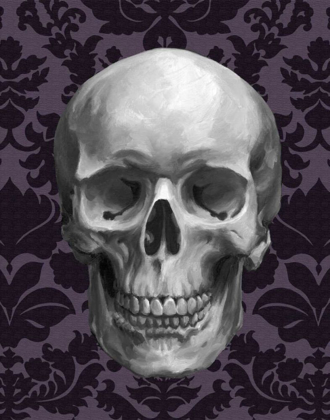 Picture of SKULL ON DAMASK