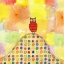 Picture of FEATHERS- DOTS AND STRIPES XI