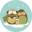 Picture of HAPPY OWLIDAYS II