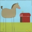 Picture of STICK-LEG HORSE I