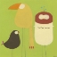 Picture of FEATHERED FRIENDS I
