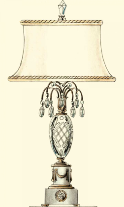 Picture of BOUDOIR LAMP VI