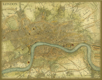 Picture of MAP OF LONDON