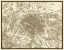 Picture of SEPIA MAP OF PARIS