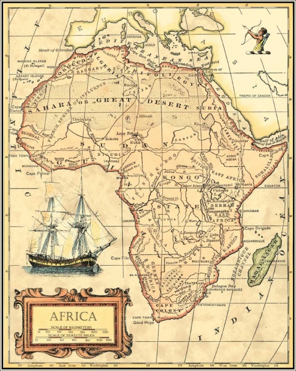 Picture of AFRICA MAP