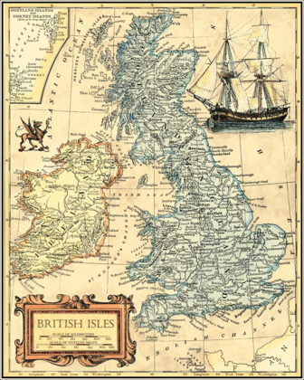 Picture of BRITISH ISLES MAP