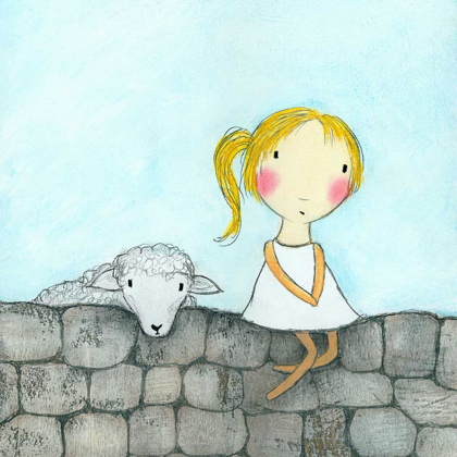 Picture of GIRL WITH LAMB