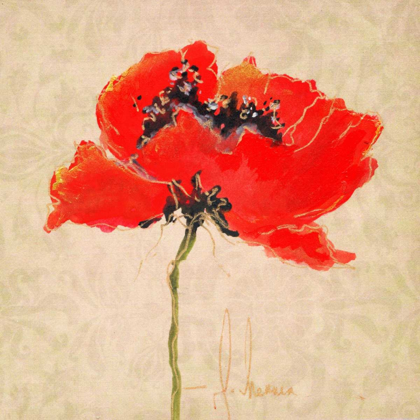 Picture of VIVID RED POPPIES III