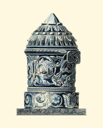 Picture of BLUE PORCELAIN URN II