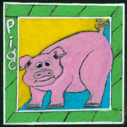 Picture of WHIMSICAL PIG