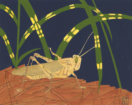 Picture of ORNAMENTAL GRASSHOPPER I