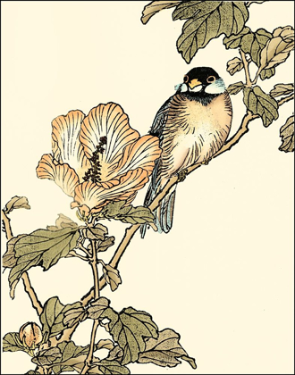 Picture of ORIENTAL BIRD ON BRANCH I
