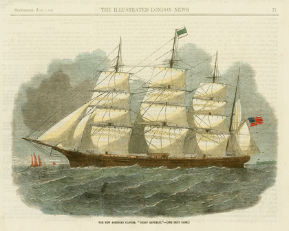 Picture of ANTIQUE CLIPPER SHIP IV