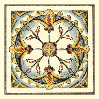 Picture of CRACKLED CLOISONNE TILE III