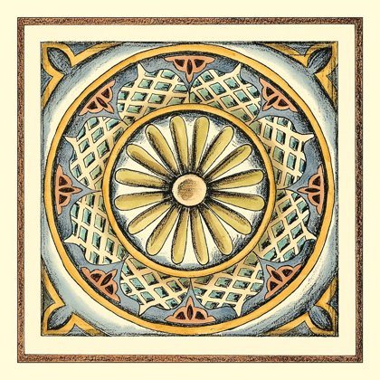 Picture of CRACKLED CLOISONNE TILE IV