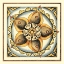 Picture of CRACKLED CLOISONNE TILE V