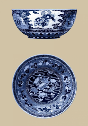 Picture of PORCELAIN IN BLUE AND WHITE I