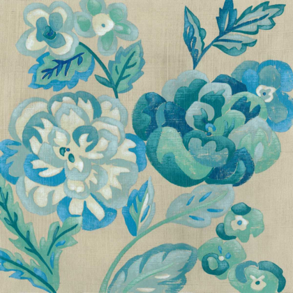 Picture of TURQUOISE CHINTZ I