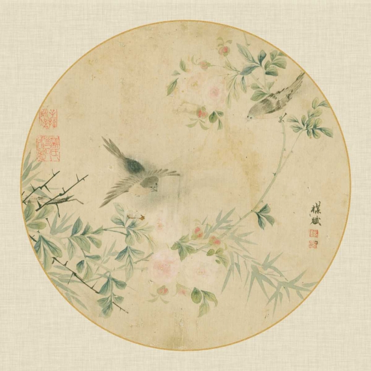 Picture of ORIENTAL BIRD SILK II