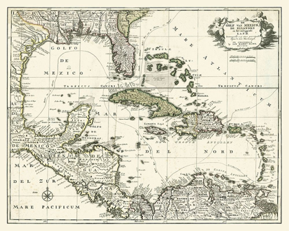 Picture of MAP OF THE GULF OF MEXICO