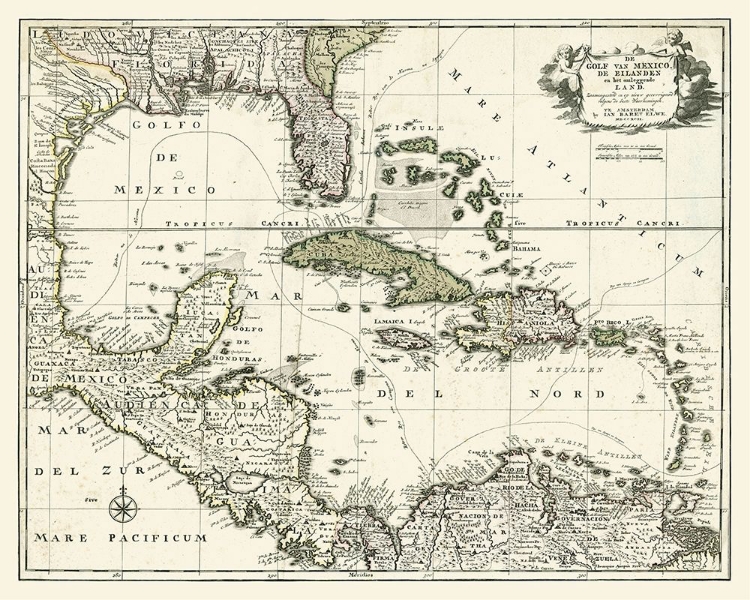 Picture of MAP OF THE GULF OF MEXICO