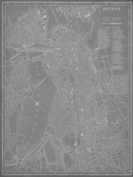 Picture of CITY MAP OF BOSTON