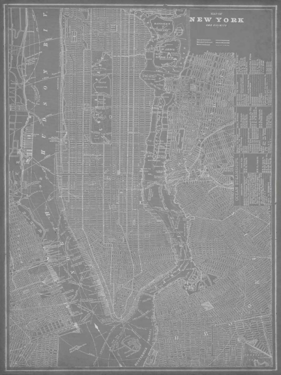 Picture of CITY MAP OF NEW YORK
