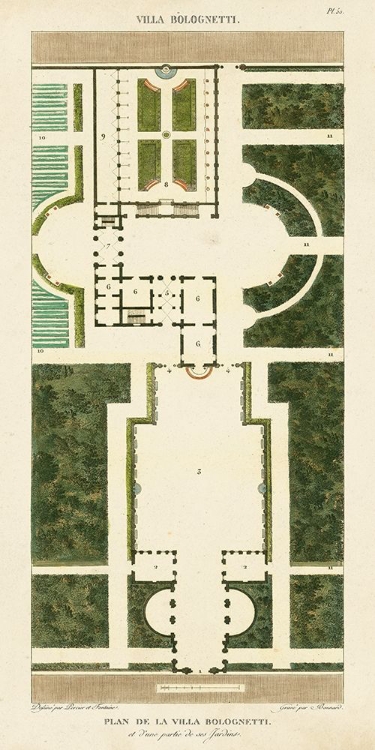 Picture of PLAN DE LA VILLA BOLOGNETTI