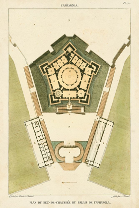 Picture of PLAN DU REZ DE CHAUSSEE DU PALAIS