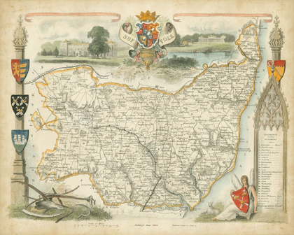 Picture of MAP OF SUFFOLK
