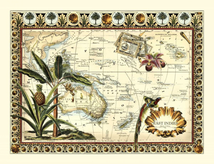 Picture of TROPICAL MAP OF EAST INDIES