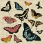 Picture of BUTTERFLIES AND LINEN II