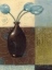 Picture of EBONY VASE WITH BLUE TULIPS II