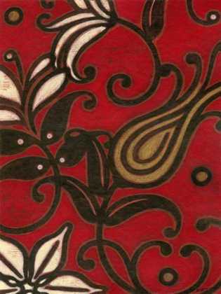 Picture of SCARLET TEXTILE I