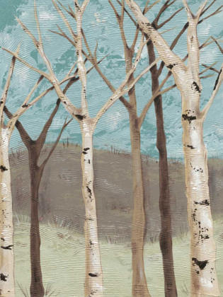 Picture of BLUE BIRCHES I