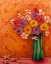 Picture of BOUQUET IN STRIPED VASE