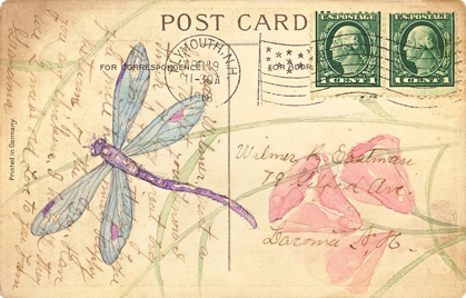 Picture of POSTCARD DRAGONFLY I