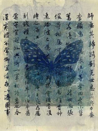Picture of BUTTERFLY CALLIGRAPHY II
