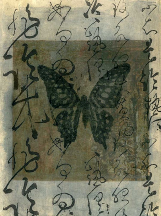 Picture of BUTTERFLY CALLIGRAPHY III