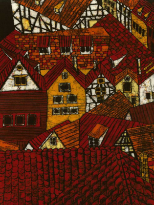 Picture of RED ROOFS I