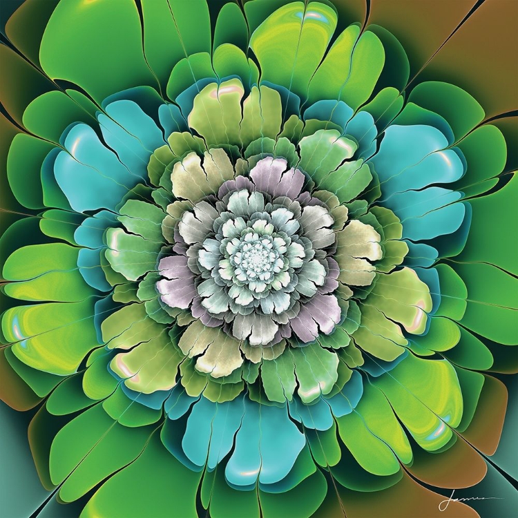 Picture of FRACTAL BLOOMS I