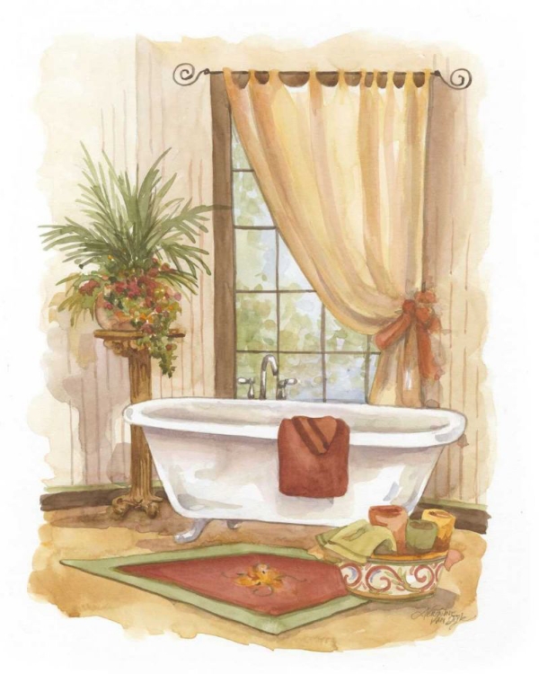 Picture of WATERCOLOR BATH IN SPICE II