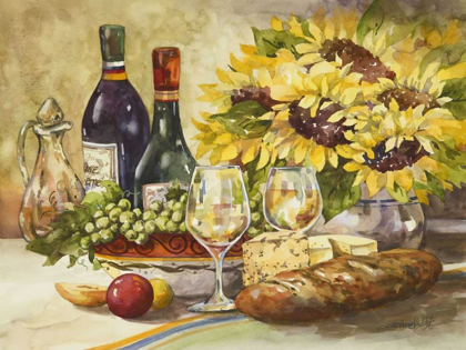 Picture of WINE AND SUNFLOWERS