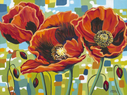 Picture of VIVID POPPIES III