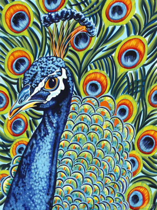 Picture of PLUMED PEACOCK I