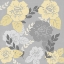 Picture of YELLOW ROSES ON GREY I
