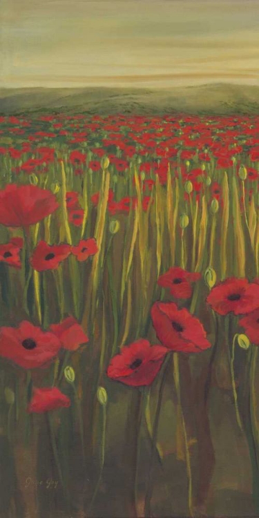 Picture of RED POPPIES IN FIELD I