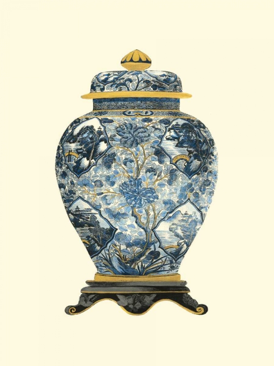 Picture of BLUE PORCELAIN VASE II